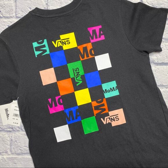 NEW Kandinsky "Vans x Moma" T-shirt in Black - Picture 8 of 8